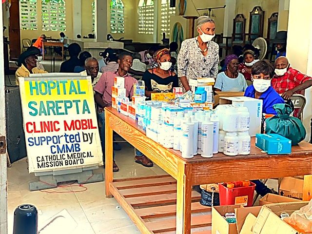 CMMB mobile clinic medicine distribution
